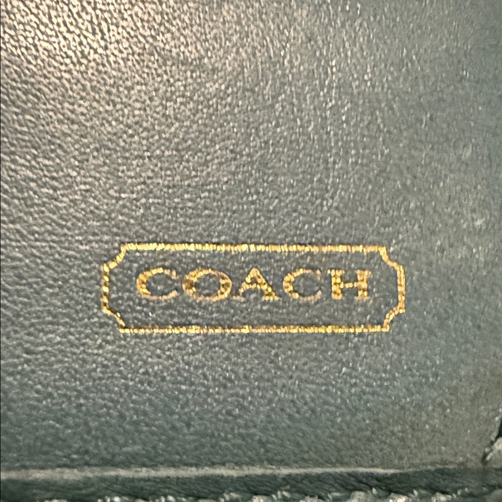 🖤VINTAGE COACH TEAL/ BROWN WALLET🖤 - Picture 5 of 12